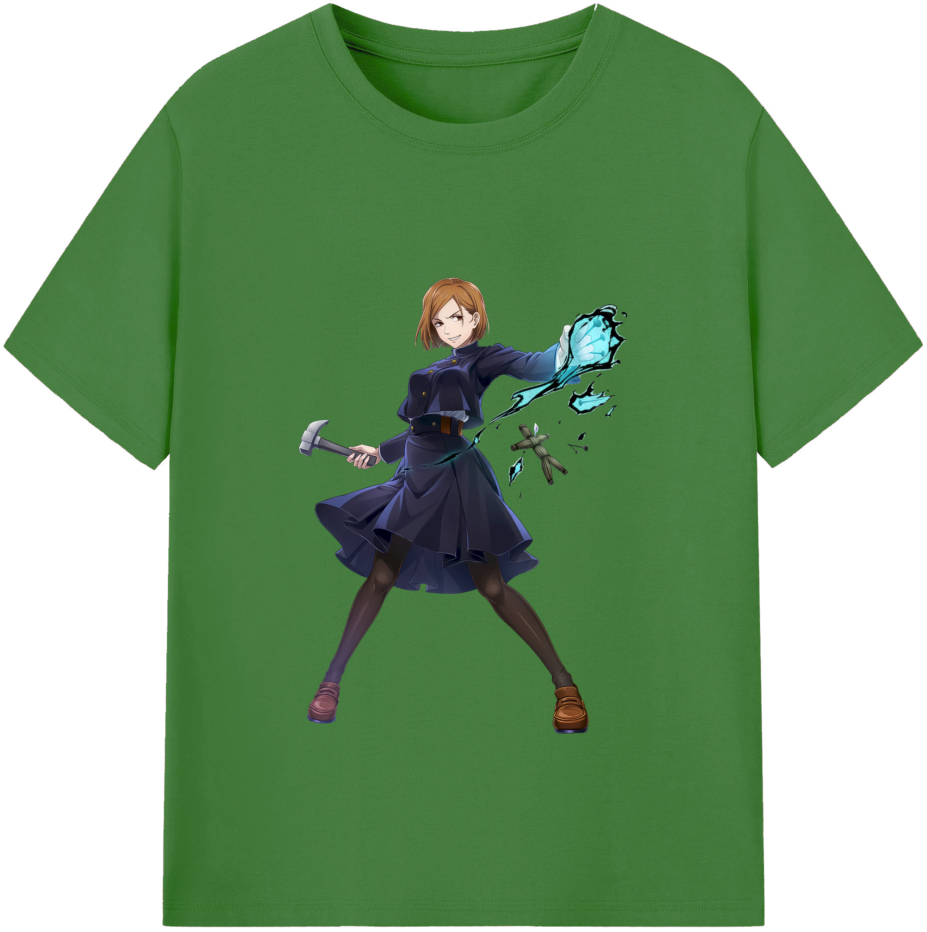 （画像用） 呪術廻戦 Jujutsu Kaisen レディースカジュアルプリントTシャツ（綿100％）